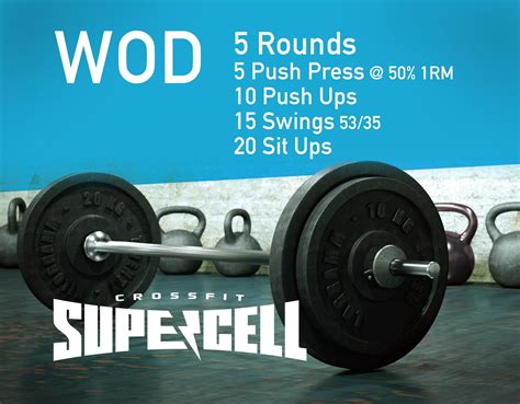 Crossfit Supercell Wod Crossfit Training Wod Crossfit Crossfit