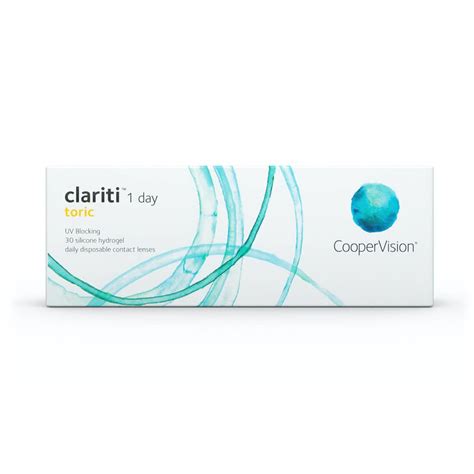 Coopervision Clariti Day Toric Lens Pack Daily Disposable