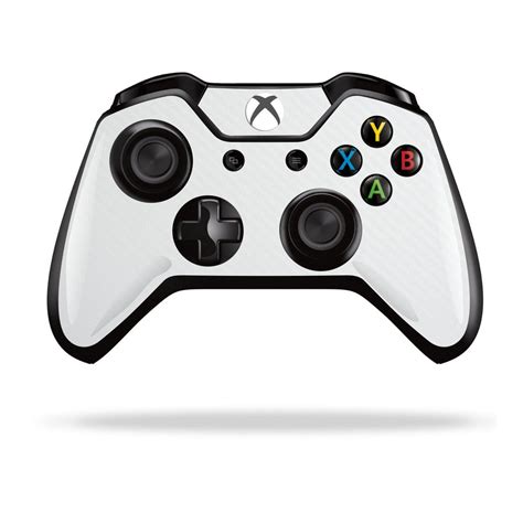Xbox One Controller White Carbon Fibre Skin Wrap Decal Easyskinz