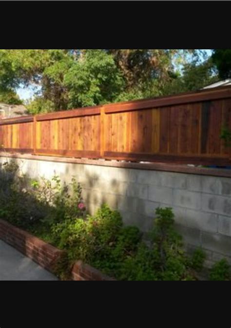 This is the most sturdy method. Pin by Bertha Rodriguez on Block Wall & Fence | Patio ...