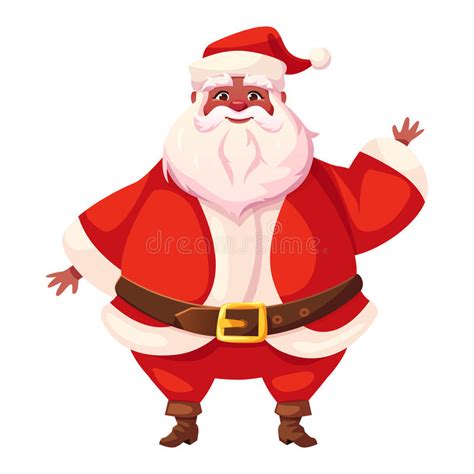 African American Santa Claus Stock Vector Illustration Of Card