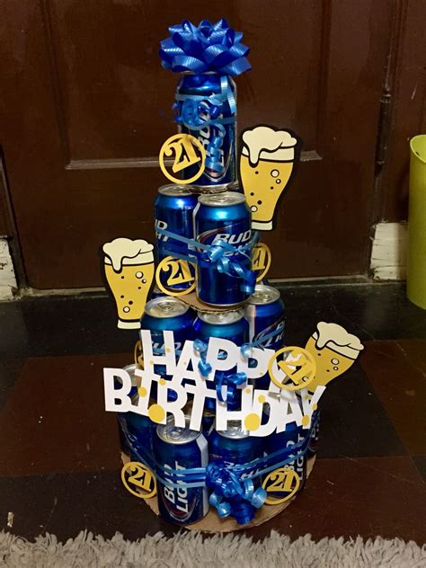 Top Review Birthday Beer Cake Tower Idealitz