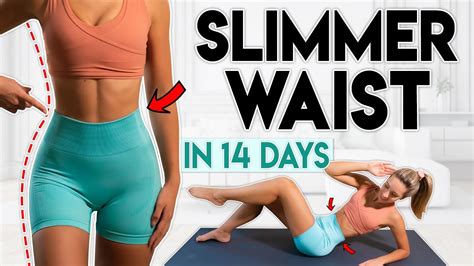 Slimmer Waist In 14 Days Lose Belly Fat 15 Min Home Workout Youtube