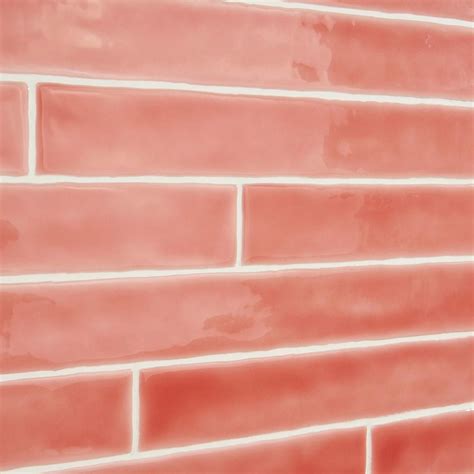 Ivy Hill Tile Nantucket Coral 2 In X 20 In Polished Ceramic Wall Tile