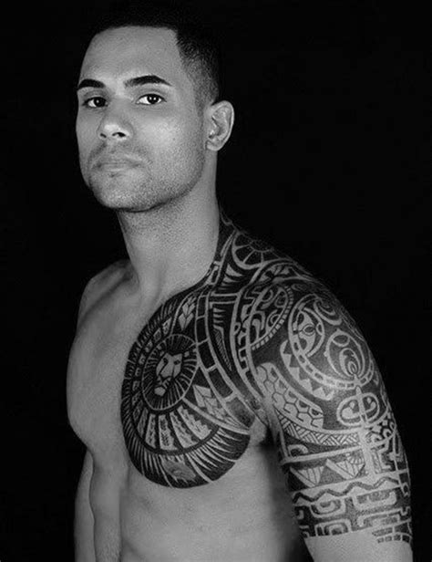 Tribal chest tattoos for men. Top 30 Mind Blowing Tribal Tattoo Designs for Men
