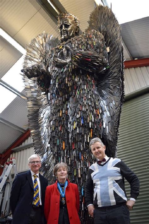 4.6 out of 5 stars. The Knife Angel - A Sculpture Made of 100,000 Knives ...