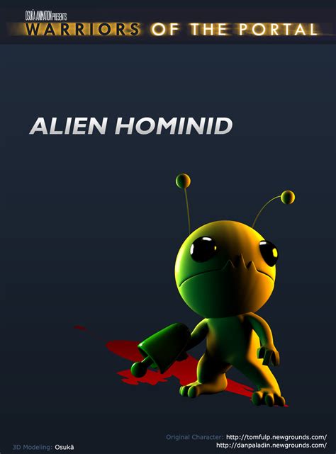 3d Alien Hominid By Osuka On Newgrounds
