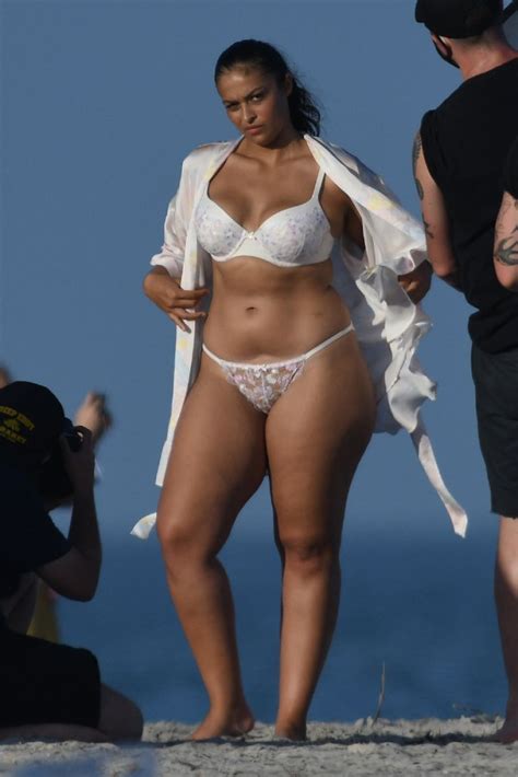 Devyn Garcia At Victorias Secret Photoshoot At A Beach In Miami