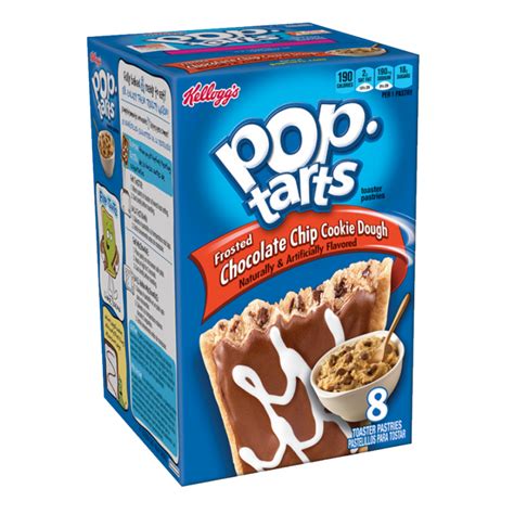 Kelloggs Pop Tarts Choc Chip Cookie Dough The American Candy Store