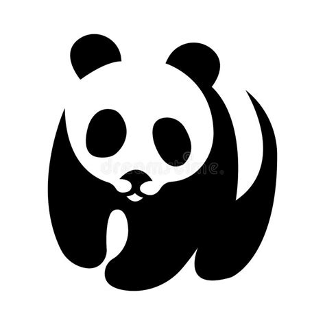 Panda Silhouette Stock Illustrations 5387 Panda Silhouette Stock