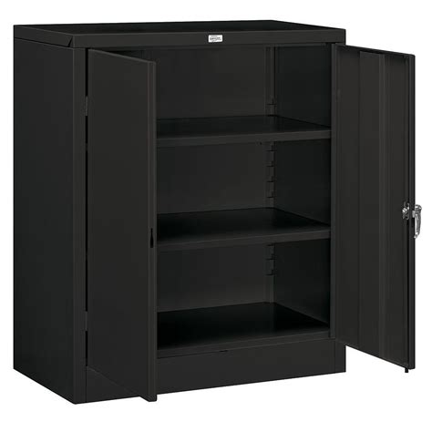 In standard kitchens, the wall cabinets are typically 30 or 36 inches tall, with the space above enclosed by soffits. Salsbury Industries 9000 Series 42 in. H x 18 in. D ...