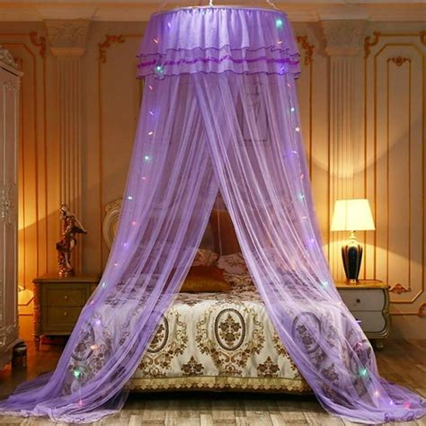Canopy Bed Curtain For Girls Adults Dome Bed Net For Twin Full Queen