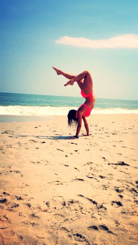 Handstands On The Beach Beach Yoga