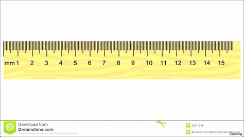 A 15 Cm Ruler Stock Photo Image Of Imperial Small Printable Ruler