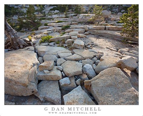 Photograph Fractured Granite Ledges Yosemite National Park G Dan
