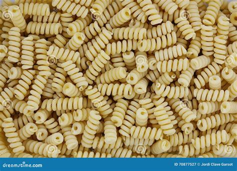 Spiral Pasta Macaroni Stock Image Image Of Fusilli 70877527