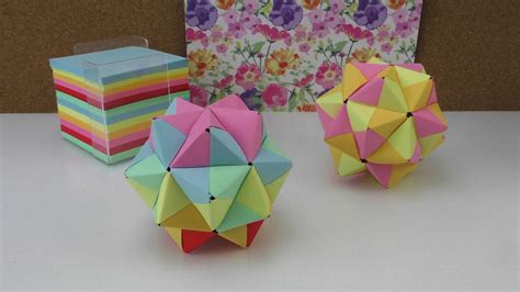 Endlich ist es möglich für vorhandene spielfiguren aus kunststoff eine ganze burganlage einfach aus papier zu basteln. Origami Stern / modulares Origami Anleitung / 3D Stern aus ...