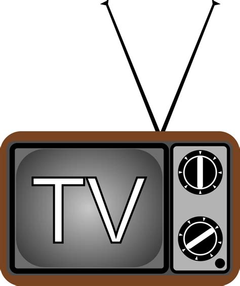 Televisiontv Clipart Vector Clip Art Online Royalty Free Design