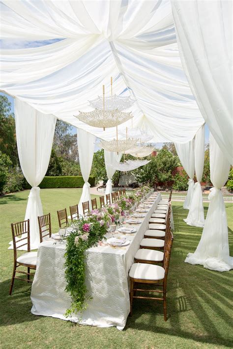 Romantic, Vintage-Inspired Outdoor Bridal Shower with Pastel Décor