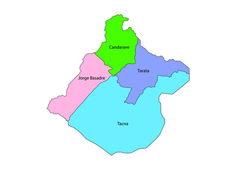 Mapa De Tacna Mapa Con Provincias