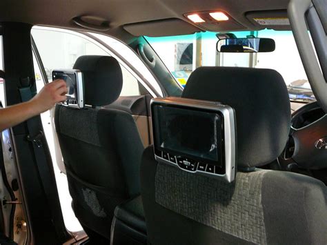 Toyota Prado 120 Series Rosen Head Rest Screens Maroochy Car Sound