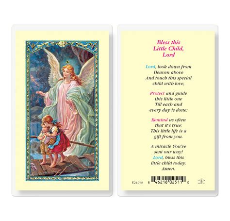 Bless This Little Child Lord Laminated Holy Card 25 Pack Buy
