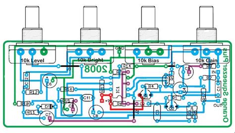 Youre in homewiringdiagram.blogspot.com, youre on page that contains wiring diagrams and wire scheme associated with 5 1 surround sound circuit diagram. op amp Compressor Circuit using IC1 4558 | Electronic Circuit Diagram and Layout