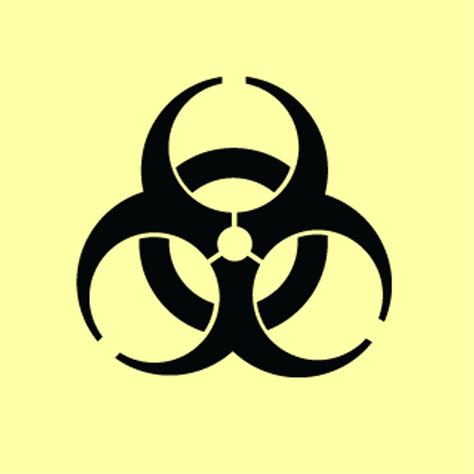 Red Biohazard Symbol Clipart Best