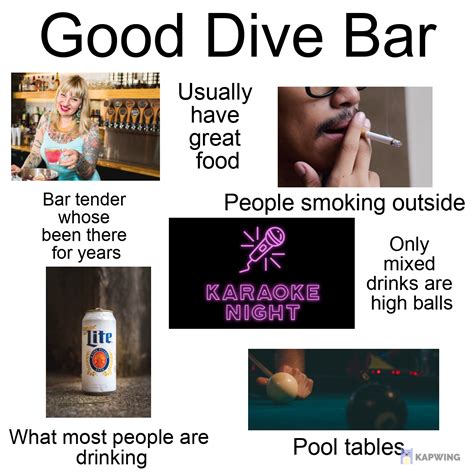 Good Dive Bar Starter Pack Rstarterpacks Starter Packs Know