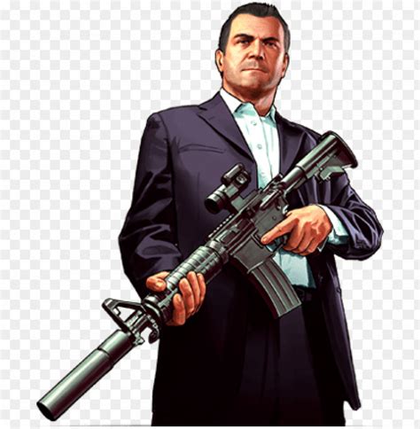 Free Download Hd Png Michael Gta 5 Png Grand Theft Auto V Gta 5 Game