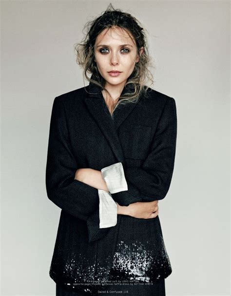 Elizabeth Olsen Photographed By Angelo Penetta In A Photo Shoot For