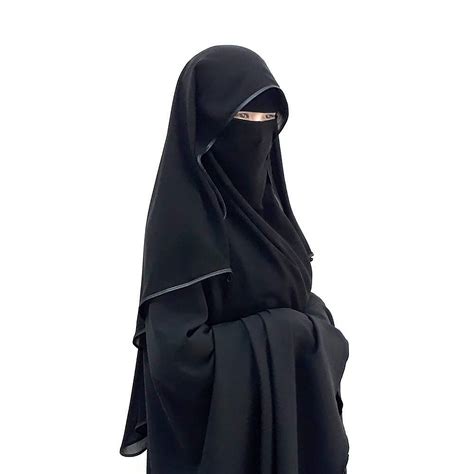 Saudi Chiffon First Class Quality Long Saudi Niqab Burqa Hijab Face Co Bonballoon