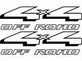 Images of Ford 4x4 Off Road Decals