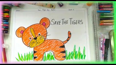 Save The Tiger Poster Making Youtube