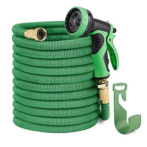 Decozy 100ft Expandable Garden Hose 34 Solid Brass Fittings