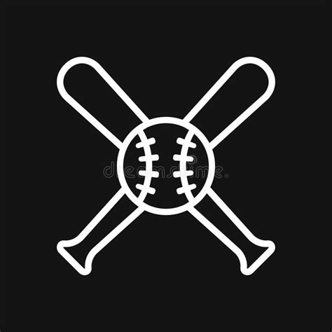 Baseball Icon Vector Premium Symbol Icons Vector Illustration Stock