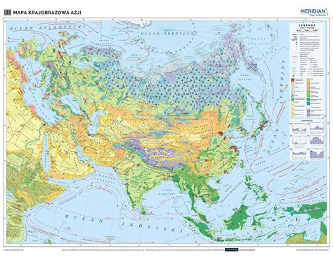 Mapa Krajobrazowa Azji Mapa ścienna Pomocedydaktyczneeu