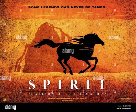 Film Poster Spirit Stallion Cimarron Hi Res Stock Photography And
