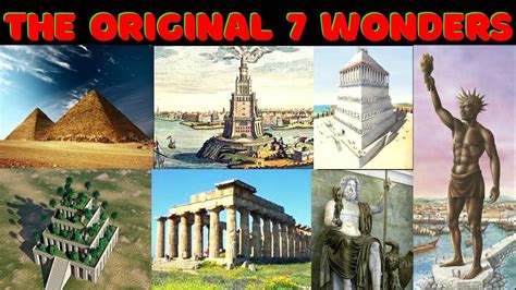 The Seven Wonders Original 7 Wonders In 2020 Weird Facts Wonders