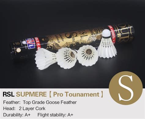 2019 Original Rsl Badminton Shuttlecock Classic Tourney 25doz Wholesale Price From Rewin 8985