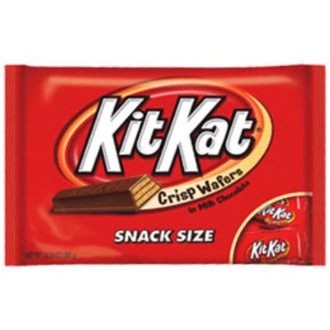 Kit Kat Fun Size Candy Bars 10 78 Oz Bag Case Of 24 Bags Office Coffee Company
