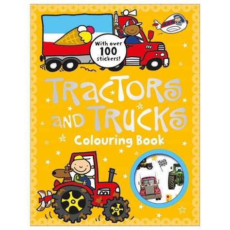 Tractors And Trucks Colouring Book Diskontobooks