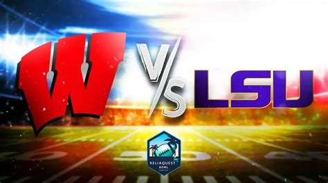 Wisconsin Vs Lsu Prediction Odds Pick For Reliaquest Bowl