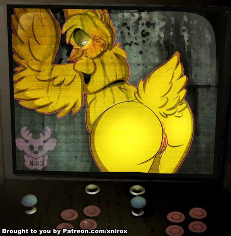Rule 34 Against Wall Animatronic Anthro Anus Arcade Machine Ass Avian Beak Big Butt Bird Chica