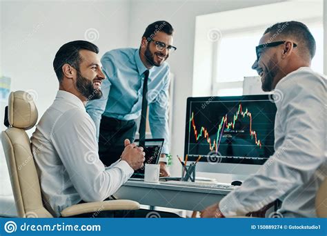 Successful traders. stock photo. Image of investment - 150889274