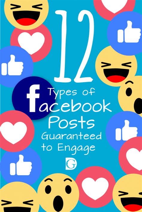 Twelve Types Of Facebook Posts Guaranteed To Engage ⋆ Be Your Own