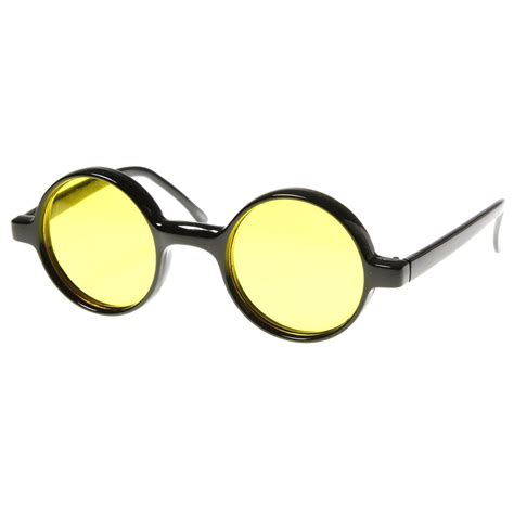 Small Retro Round Lennon Style Color Lens Sunglasses Zerouv