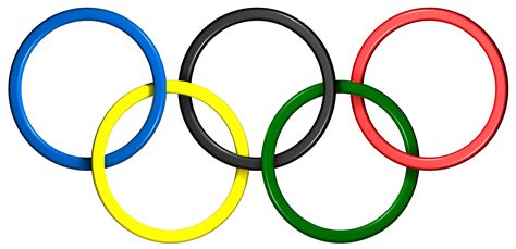 Black, red, blue, yellow, green and white. Olympic Symbol PNG Transparent Images, Pictures, Photos ...