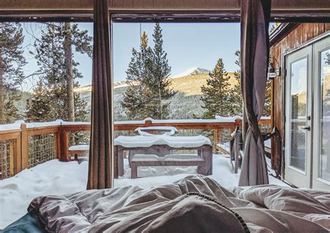 The View From Bed This Morning At Our Rented Cabin In Breckenridge