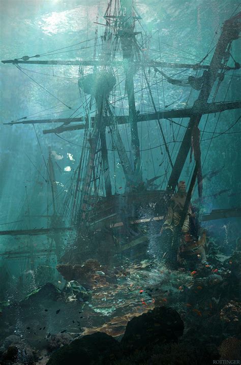 4k00.20ghost ship foggy night 4k loop features a ghostly ship rocking on the water with foggy mist rolling in front with a sliver of a moon behind. Pin by Jesse Love on Pirates | Shipwreck, Ship art, Pirates